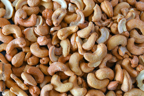 Cashew Nuts Close Up