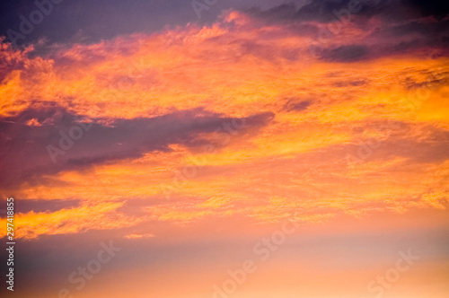 sunset in the sky © medwedja