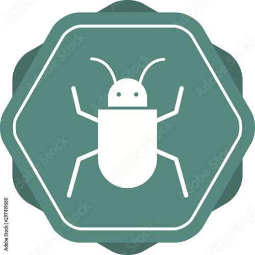 Beautiful Bug Vector Glyph icon