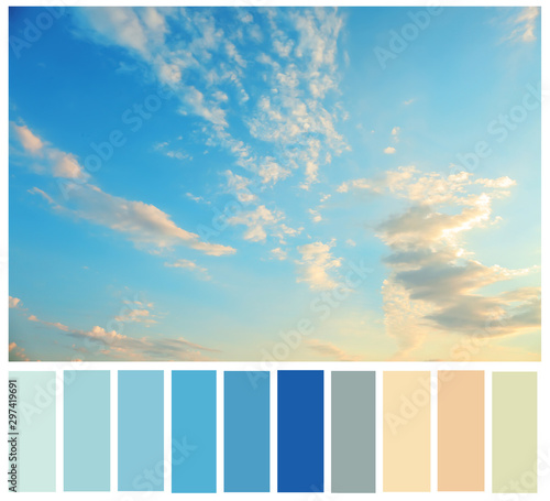 Beautiful view of blue sky ...