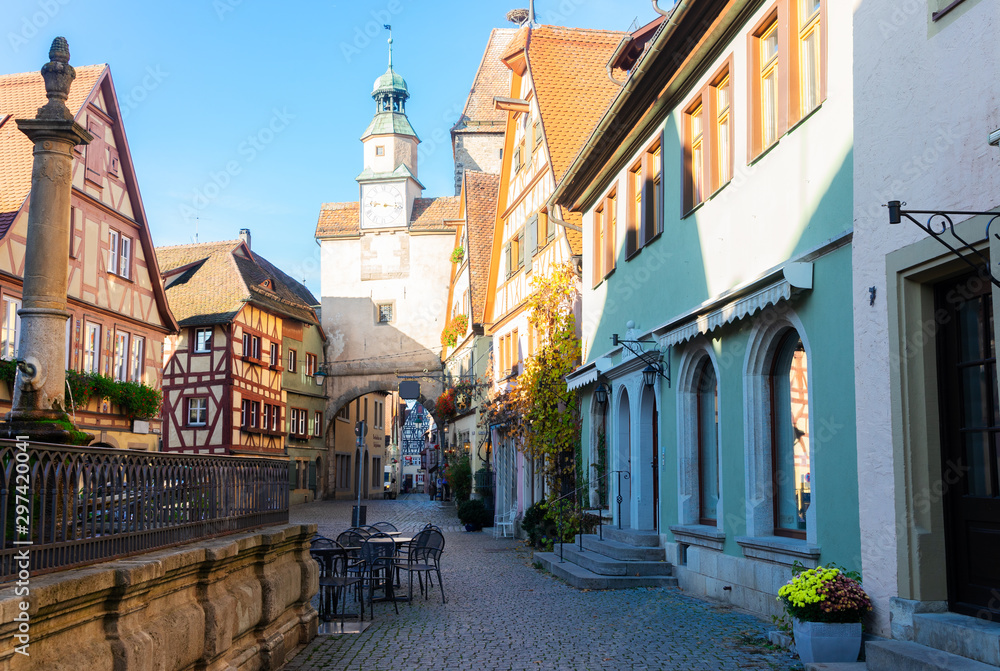 Naklejka premium Rothenburg ob der Tauber, Germany