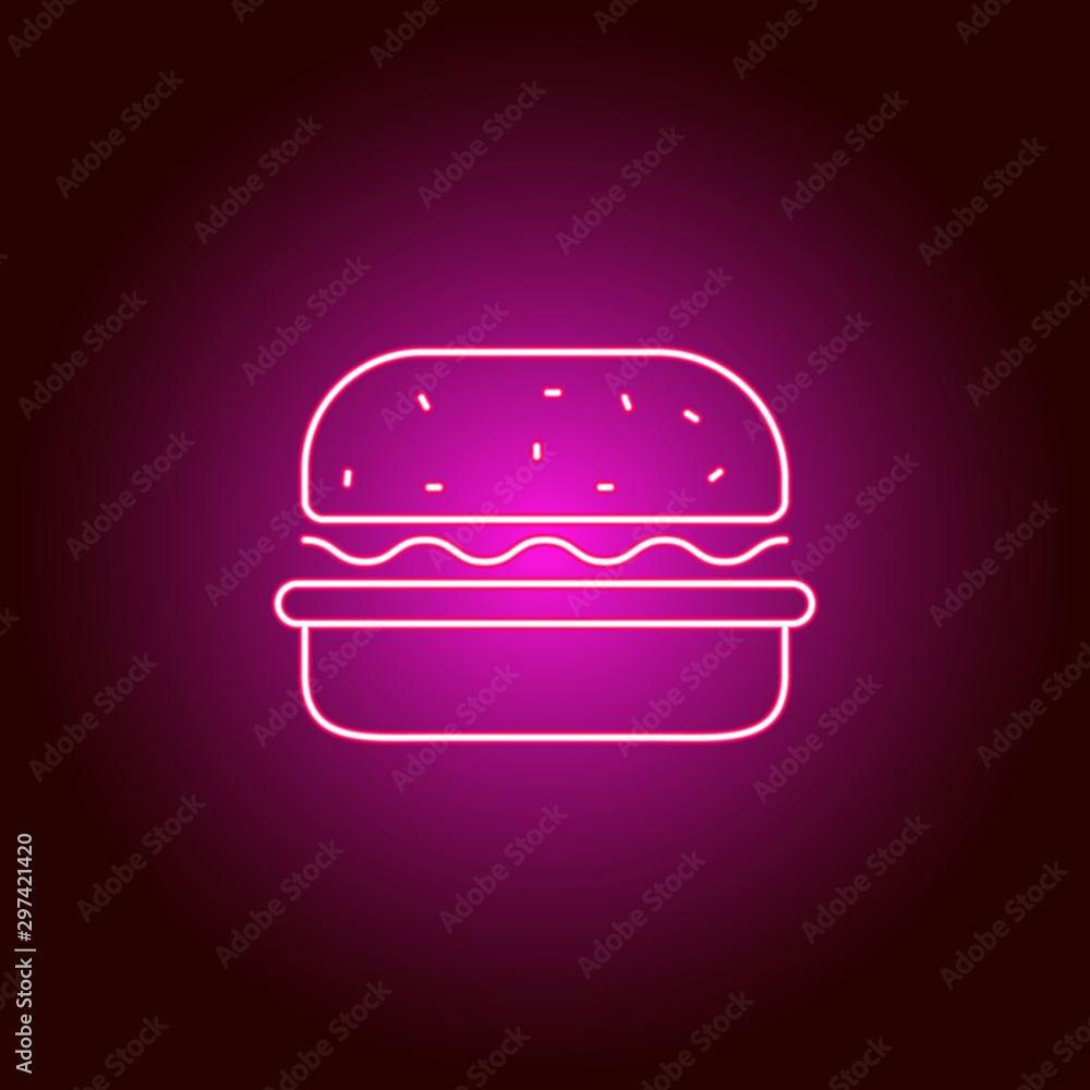 American, hamburger, icon. Modern American USA vector icon - neon vector. Can be used for web, mobile American, hamburger, icon. Modern American USA vector icon - neon vector. Can be used for web, mobile