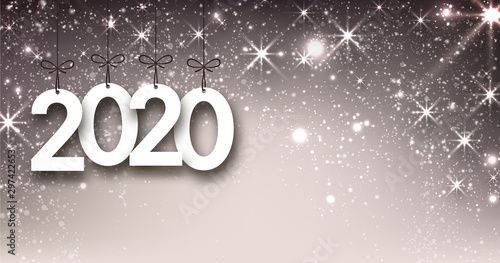 Shiny 2020 New Year background.