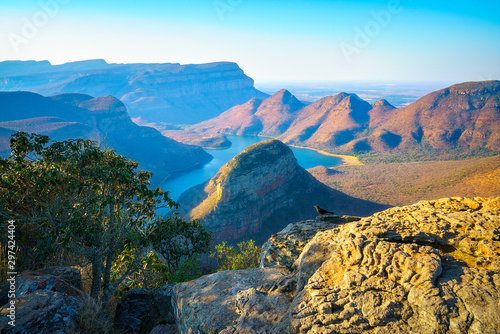 three rondavels and blyde river canyon at sunset, south africa 2