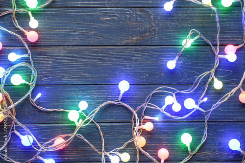Colorful christmas string l...