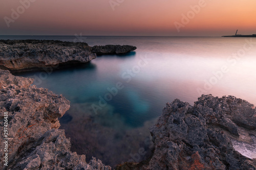 View from "Cala en Bosc" at Menorca Island, Spain.