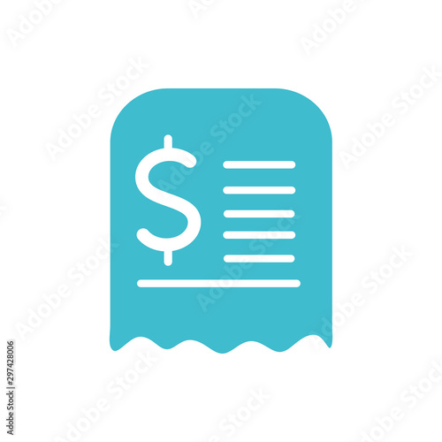 bill commerce business finance color silhouette