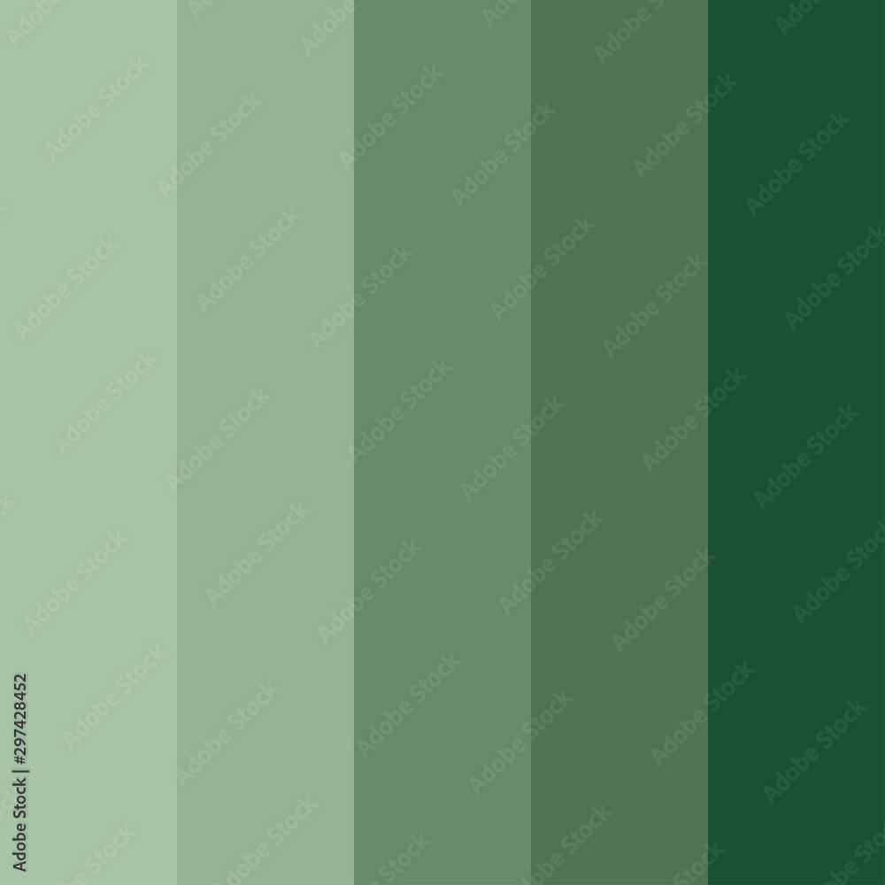 Vettoriale Stock Green color palette vector illustration | Adobe Stock