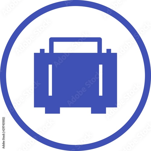 Beautiful Bag Vector Glyph icon