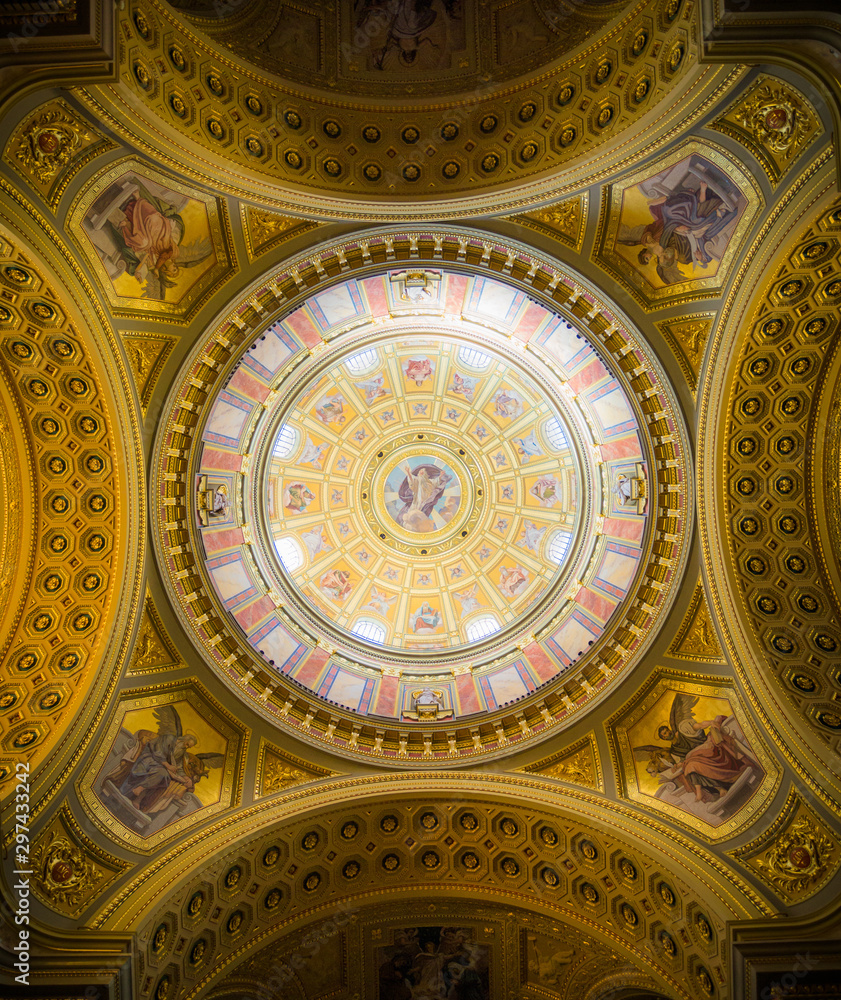 ceiling of chruch
