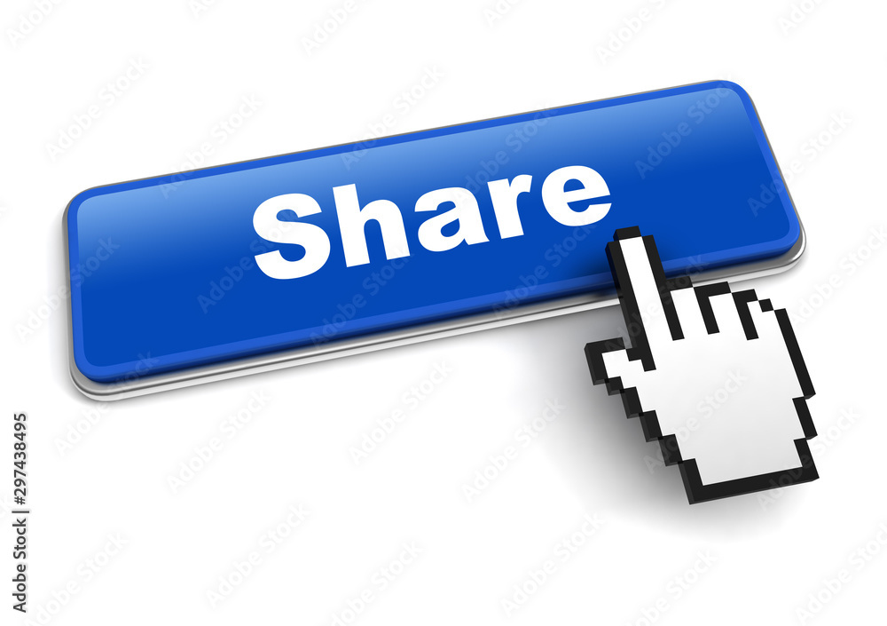 share concept 3d illustration isolated share concept 3d illustration isolated