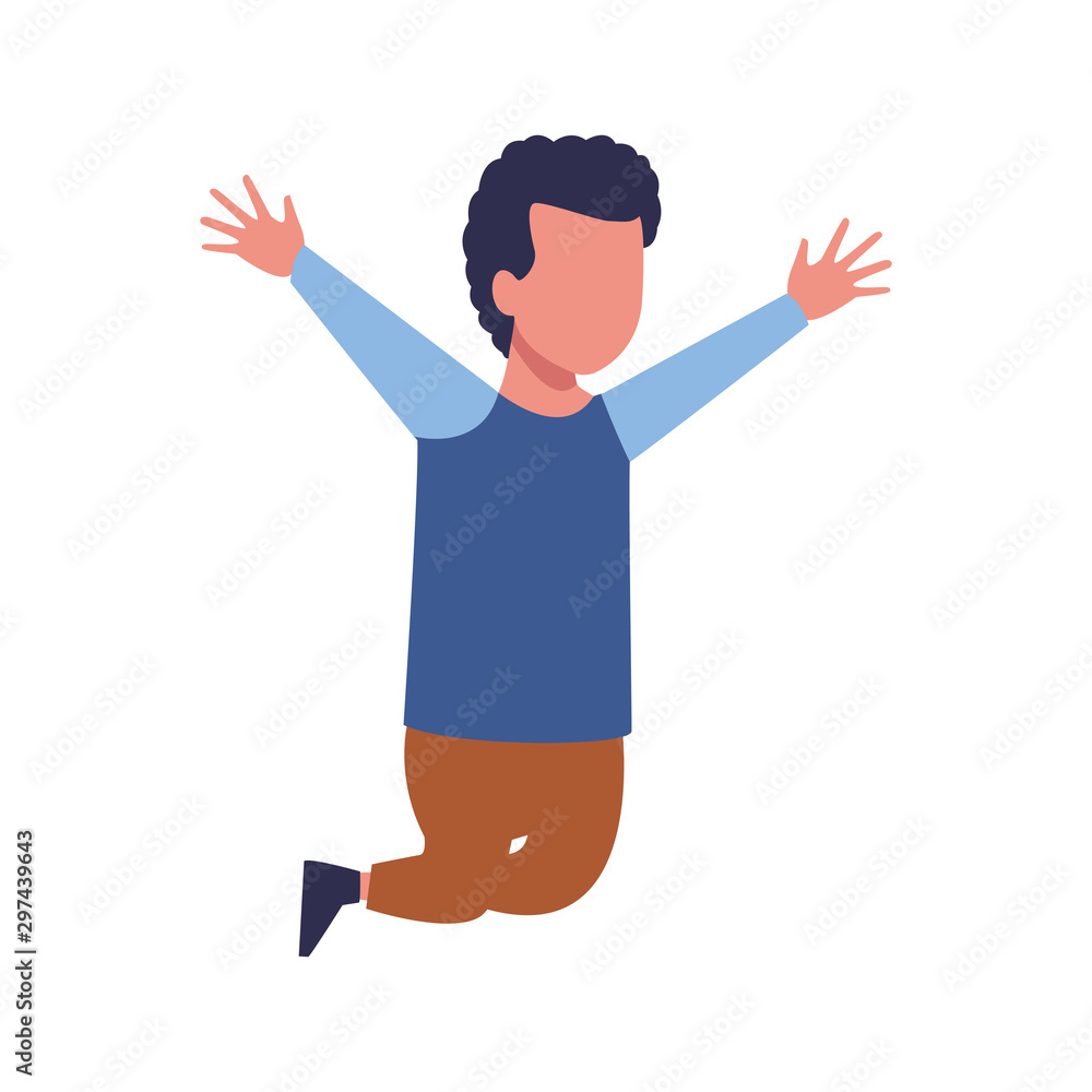 avatar little kid icon, flat design avatar little kid icon, flat design