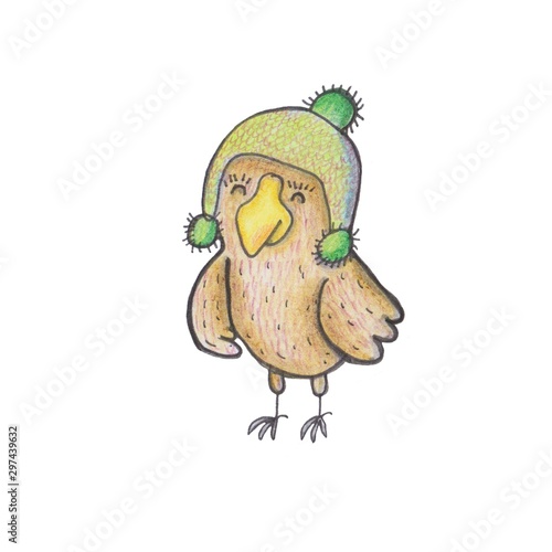 color cartoon illustration on white background, for your design, print, stickers, posters, postcards