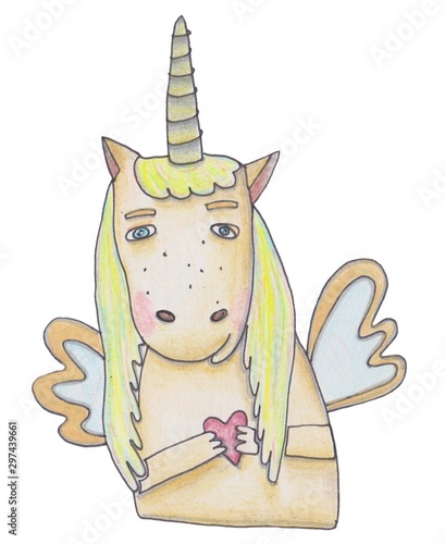 color cartoon illustration on white background, for your design, print, stickers, posters, postcards