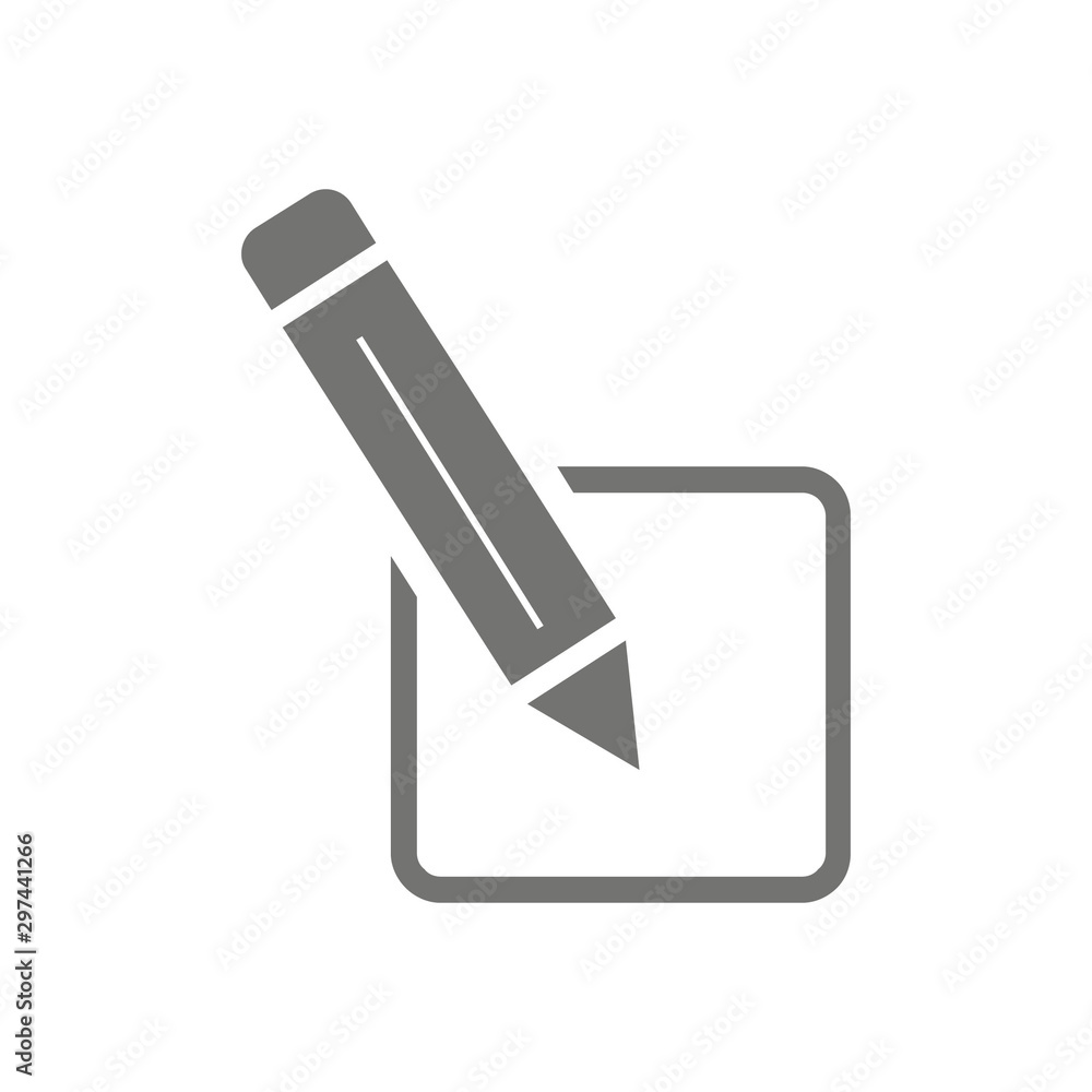 Edit icon,Pencil symbol isolated on white background Edit icon,Pencil symbol isolated on white background