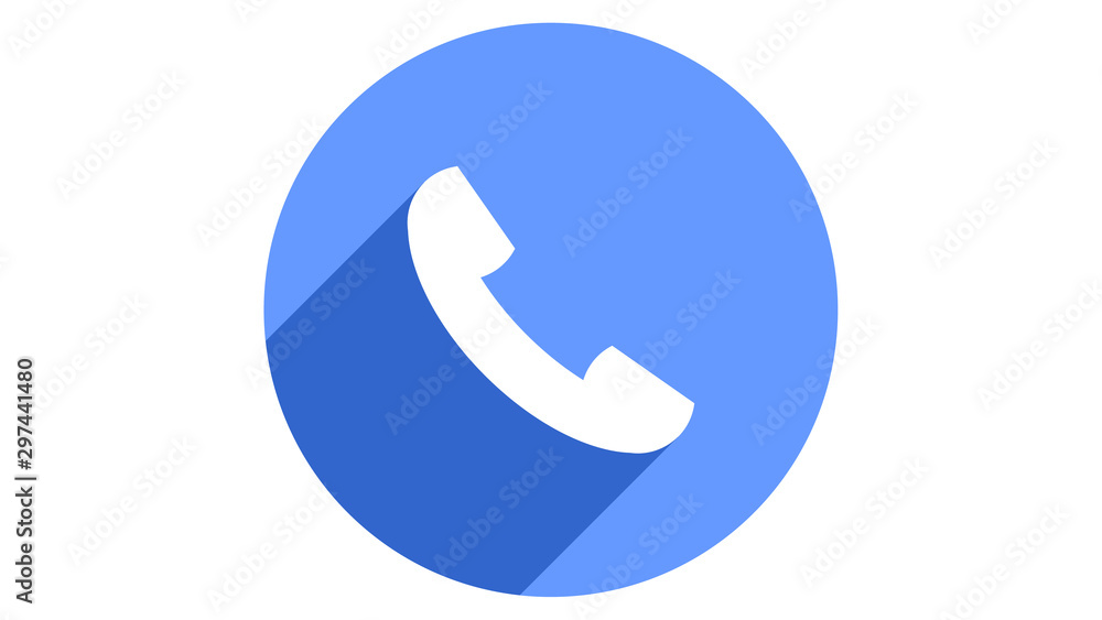 Phone icon vector design. Simple stylish icons with shadow Phone icon vector design. Simple stylish icons with shadow