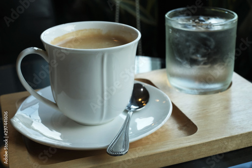 Fototapeta Naklejka Na Ścianę i Meble -  cup of coffee on table