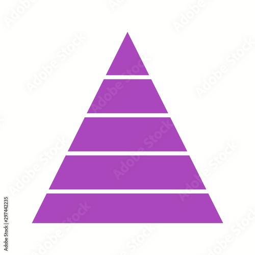 Beautiful Triangle Vector Glyph icon