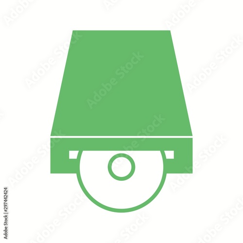 Beautiful Cd Rom Vector Glyph icon