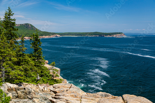 Slika na platnu Rocky Coastline of Maine in Acadia National Park