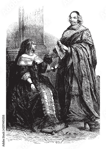 Anne, vintage illustration.