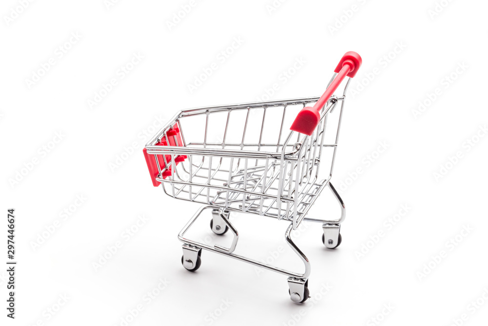 Shopping carts in large stores