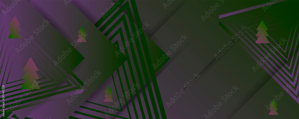 Geometric green Christmas trees dark colors merry christmas withe card tree background Geometric green Christmas trees dark colors merry christmas withe card tree background