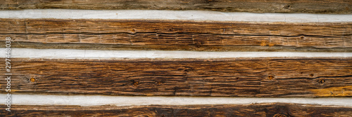 Foto Log cabin wall background