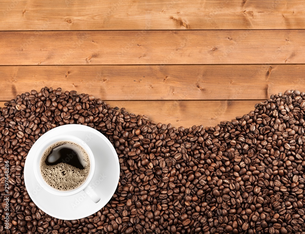 Naklejka premium Coffee.