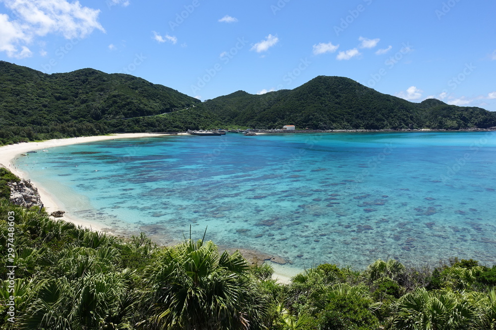 Wonderful Beaches - Japan Okinawa Tokashiki Island Aharen Beach