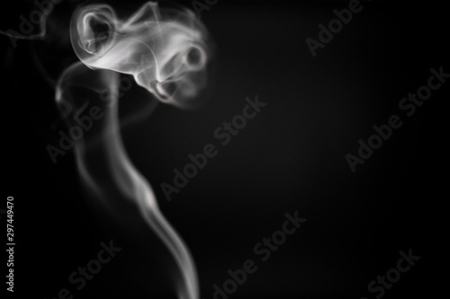 Smoke Isolated on Black