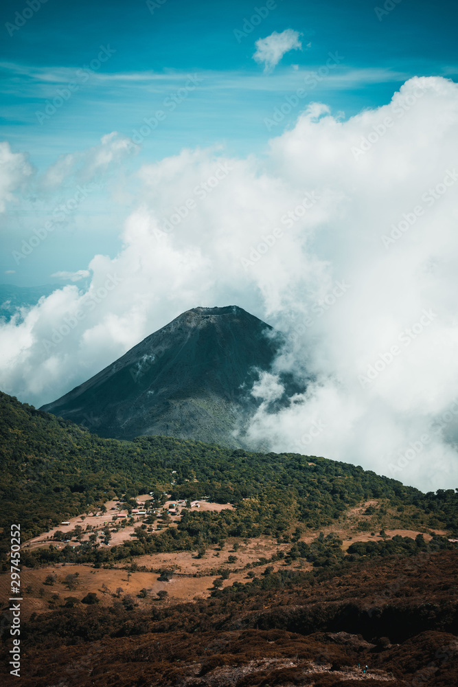 Landscape volcano