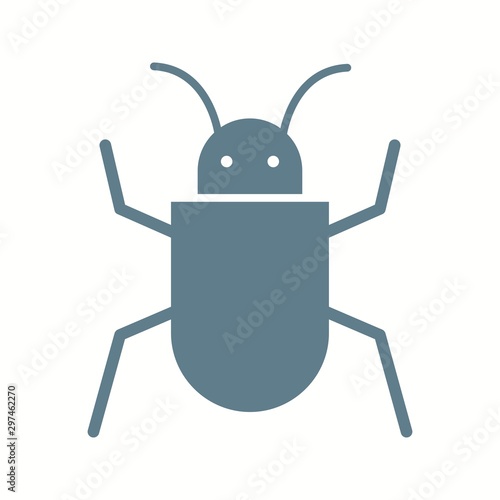 Beautiful Bug Vector Glyph icon