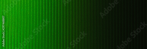 Decorative background green color, striped texture, horizontal gradient. Wallpaper. Art. Design.