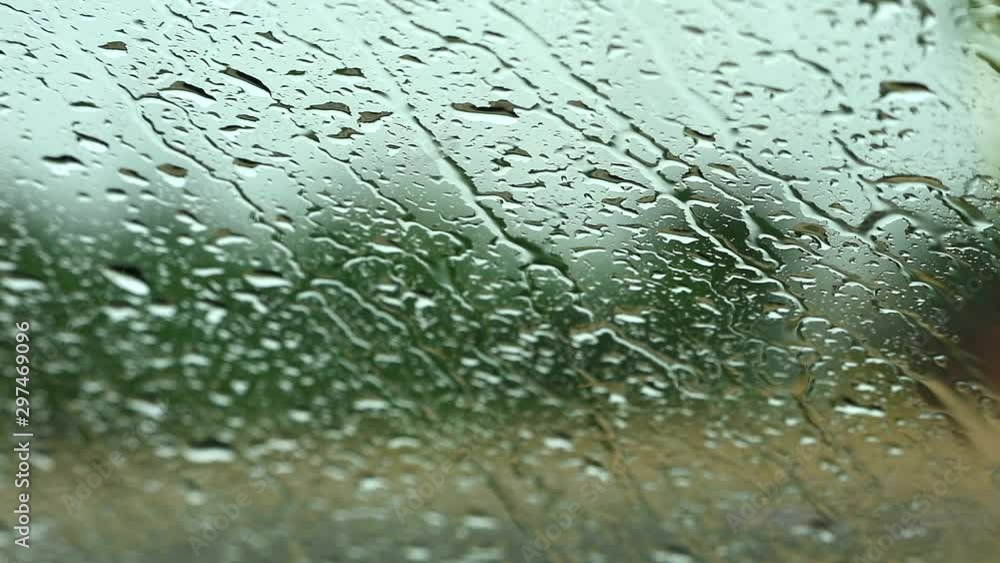rain drop and heavy wind, Looking out the window is bad visibility rain drop and heavy wind, Looking out the window is bad visibility