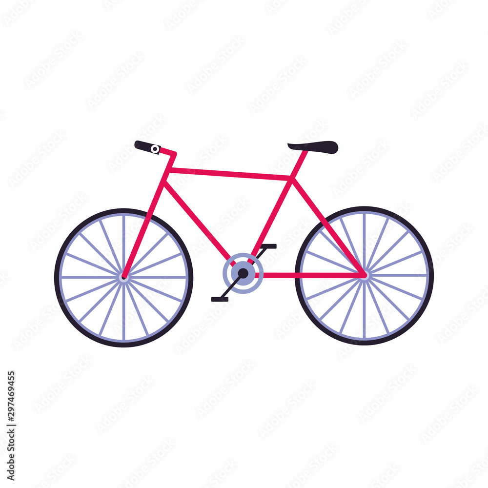 bicycle icon image, flat design