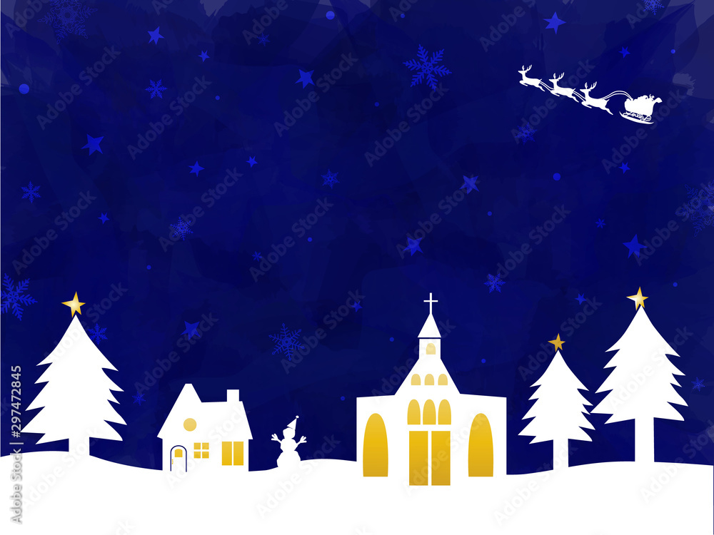 Fototapeta premium christmas night