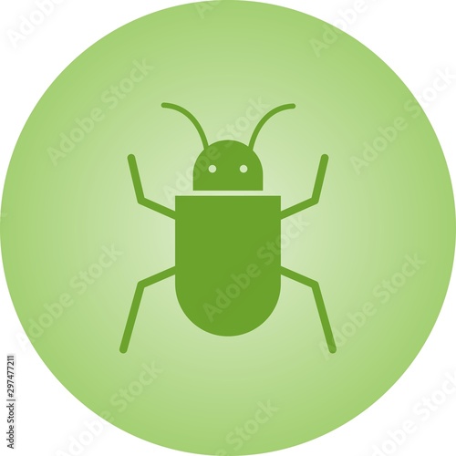 Beautiful Bug Vector Glyph icon