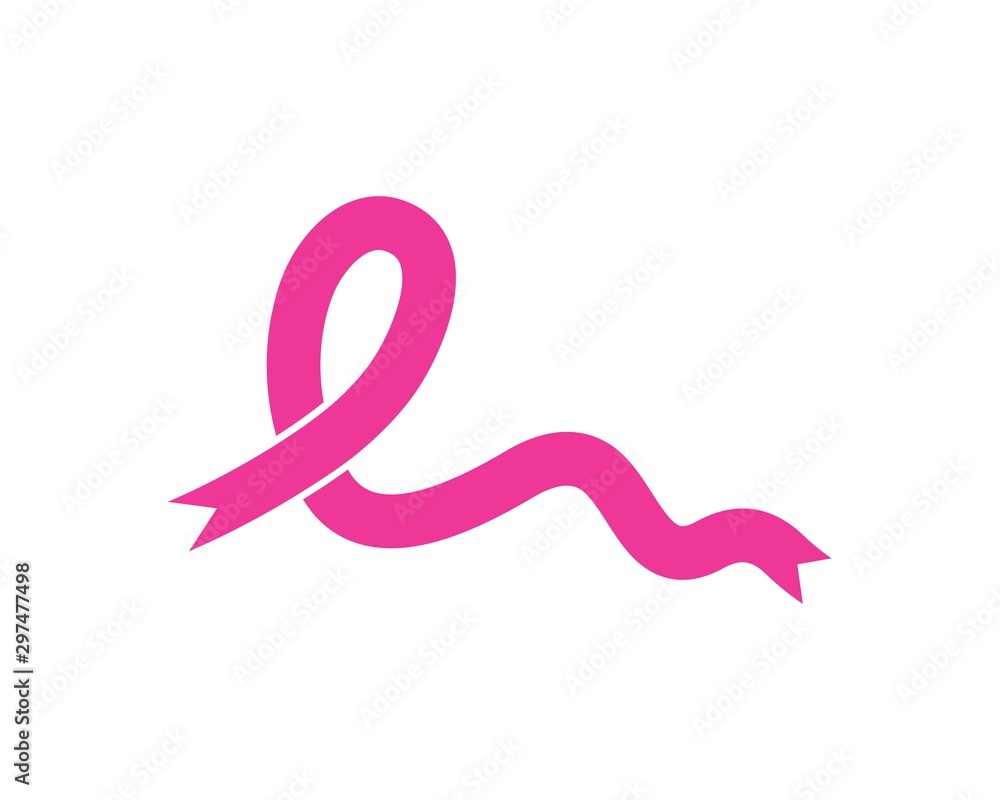 breast cancer ribbon vector illustration design breast cancer ribbon vector illustration design