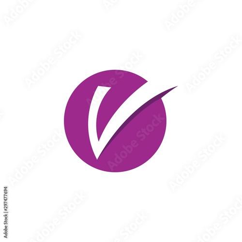 V Letter Logo