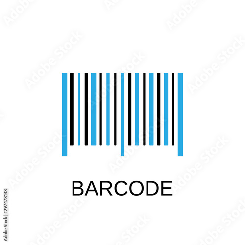 Barcode icon. Barcode symbol design. Stock - Vector illustration can be used for web.