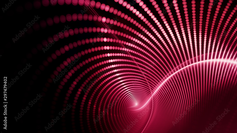 Abstract red and black background. Fractal graphics series. Composition of glowing lines and mosaic halftone effects. 3d illustration. Abstract red and black background. Fractal graphics series. Composition of glowing lines and mosaic halftone effects. 3d illustration.