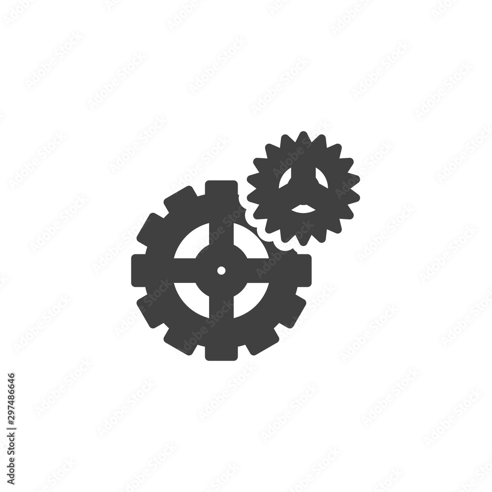 Gear wheel vector icon. Cogwheel filled flat sign for mobile concept and web design. Cog gear glyph icon. Symbol, logo illustration. Vector graphics Gear wheel vector icon. Cogwheel filled flat sign for mobile concept and web design. Cog gear glyph icon. Symbol, logo illustration. Vector graphics
