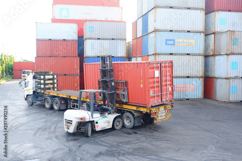 Container handlers Working in the container yard