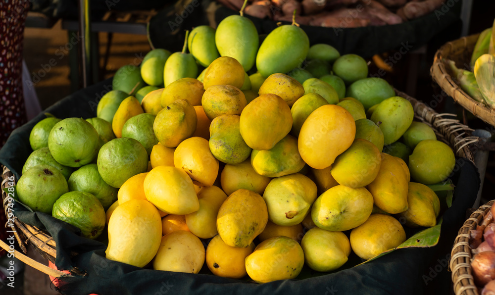 Fresh fruit ,mango  for sell at Myanmar fresh market (Burma).