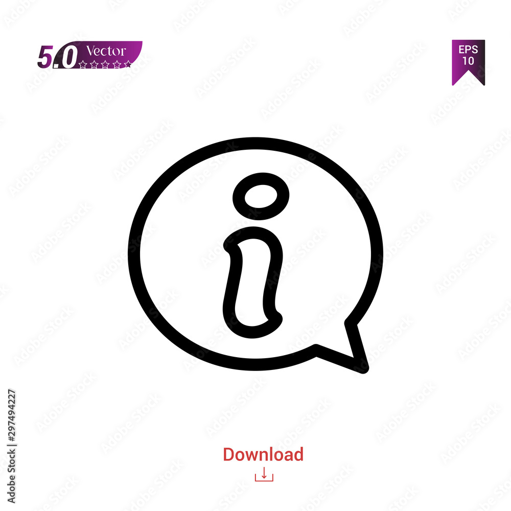 Outline Black information icon. information icon vector isolated on white background. miscellaneous-elements. Graphic design, mobile application, logo, user interface. EPS 10 format vector Outline Black information icon. information icon vector isolated on white background. miscellaneous-elements. Graphic design, mobile application, logo, user interface. EPS 10 format vector