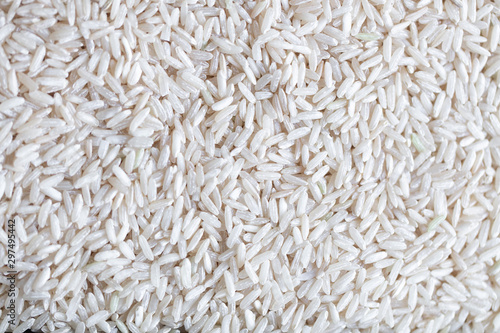 white rice background. Food concept