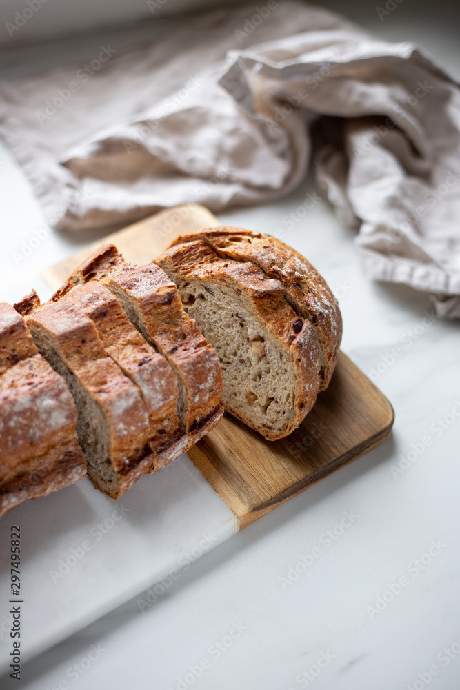 Seven Grain Artisan home made Bread Loaf