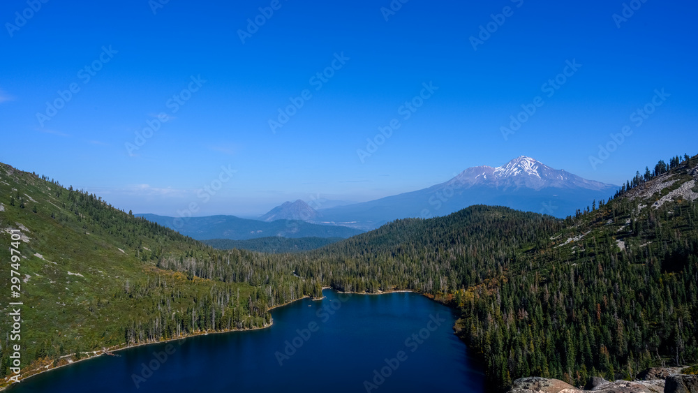 Castle Lake and Mt Shasta