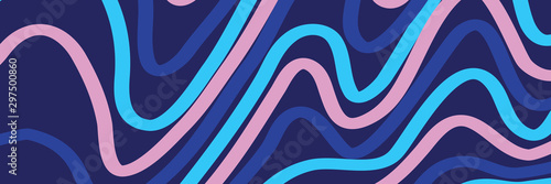 Background with curves, waves and lines. Header and banner. Design template for Brochure, Flyer or Depliant for business purposes